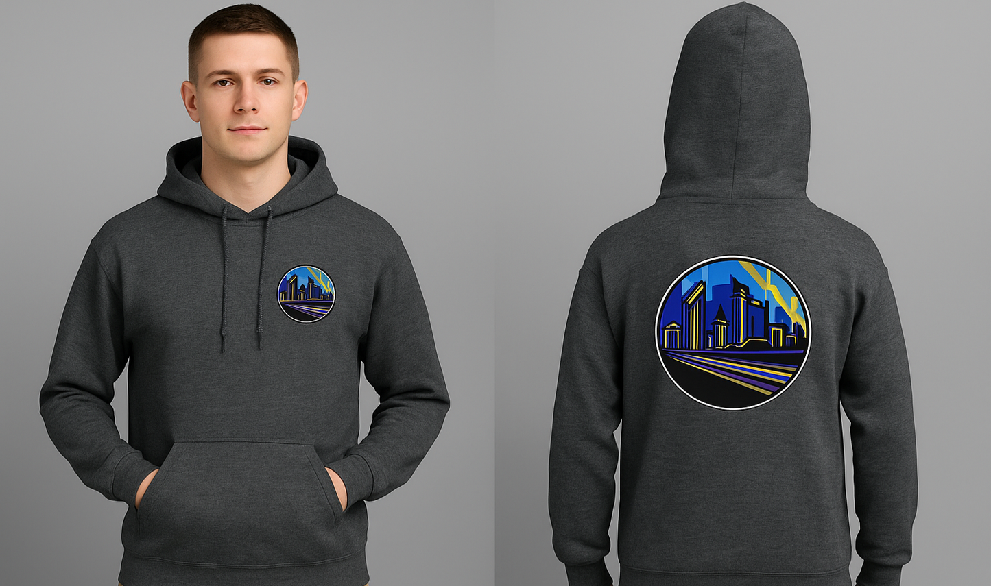 Spirit of the city - storm edition mens hoodie