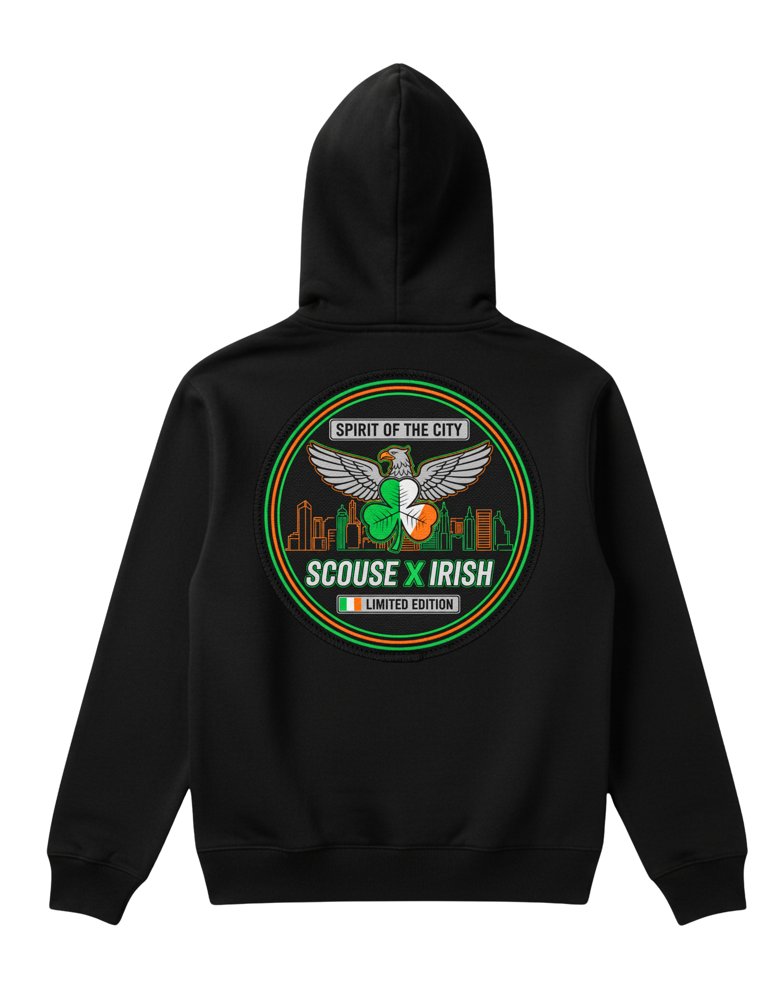 Spirit of the City X b real. Scouse X Irish hoodie