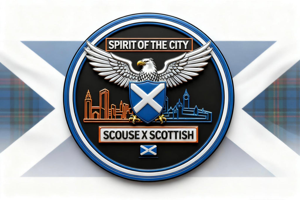 Spirit of the City X b real scouse X Scottish hoodie (kids)