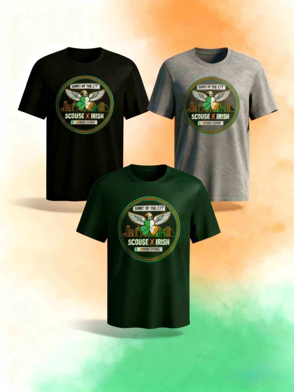 Spirit of the city - Scouse x Irish t shirt