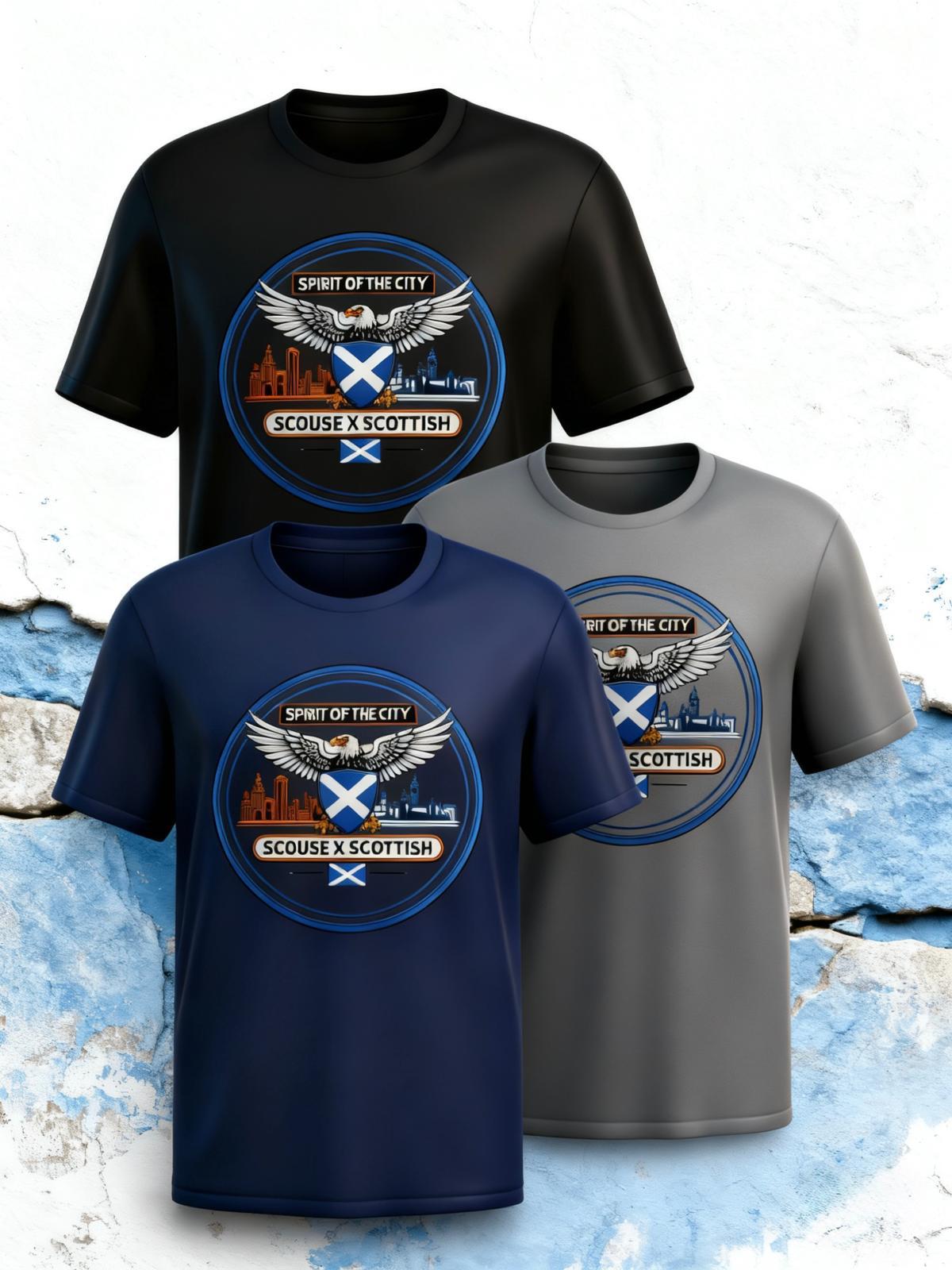 Spirit of the city - Scouse x scottish t shirt