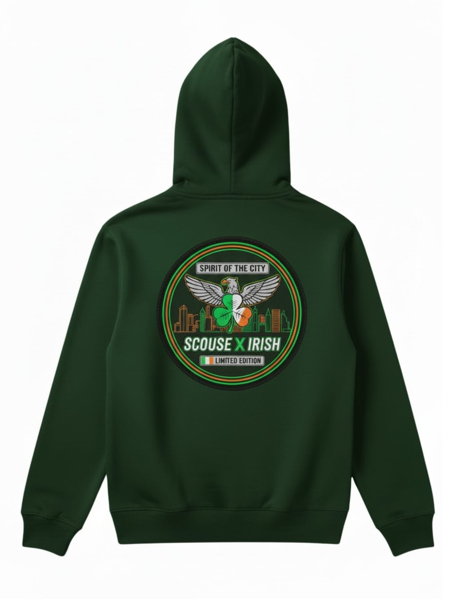 Spirit of the City X b real. Scouse X Irish hoodie