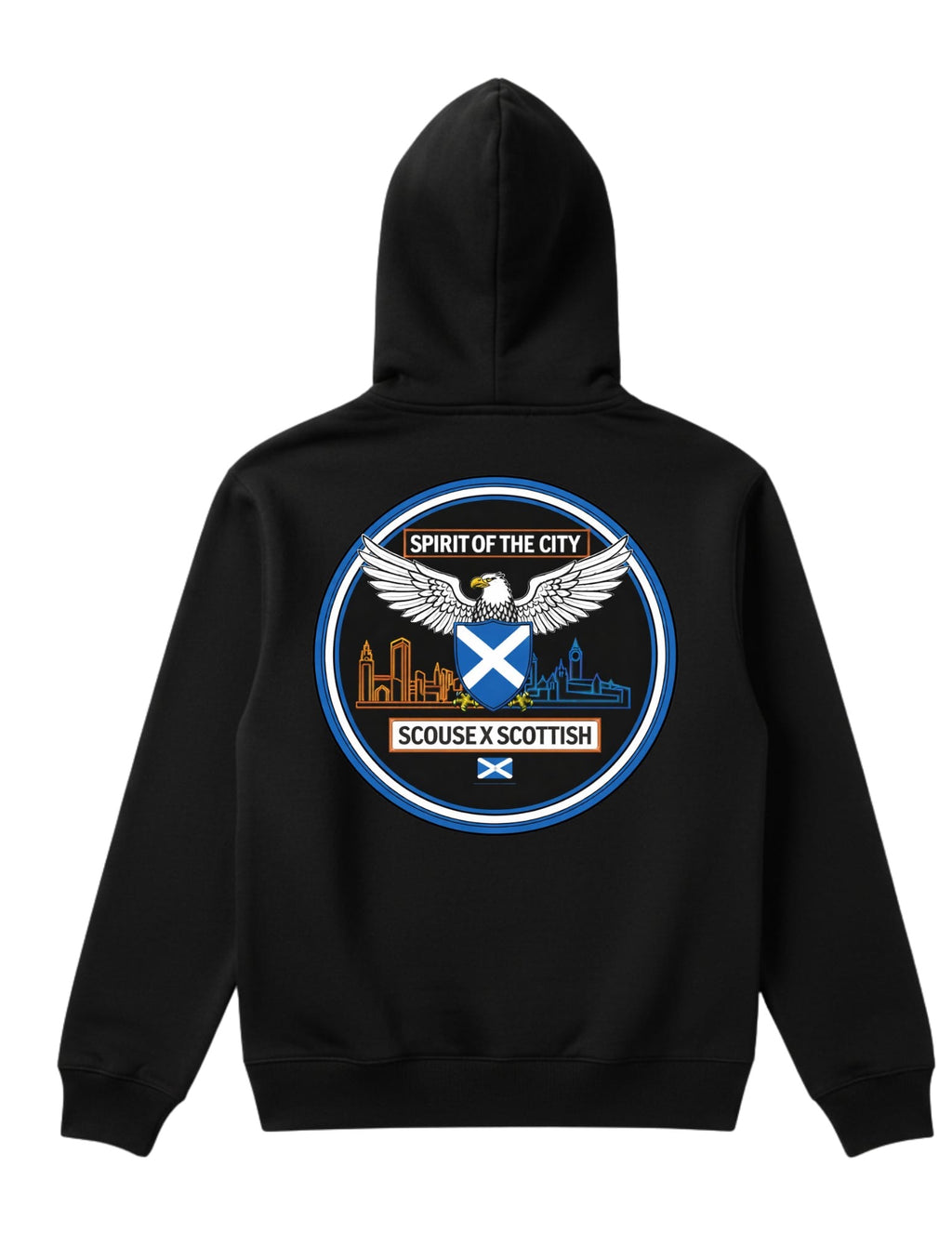 Spirit of the City X b real. Scouse X scottish hoodie