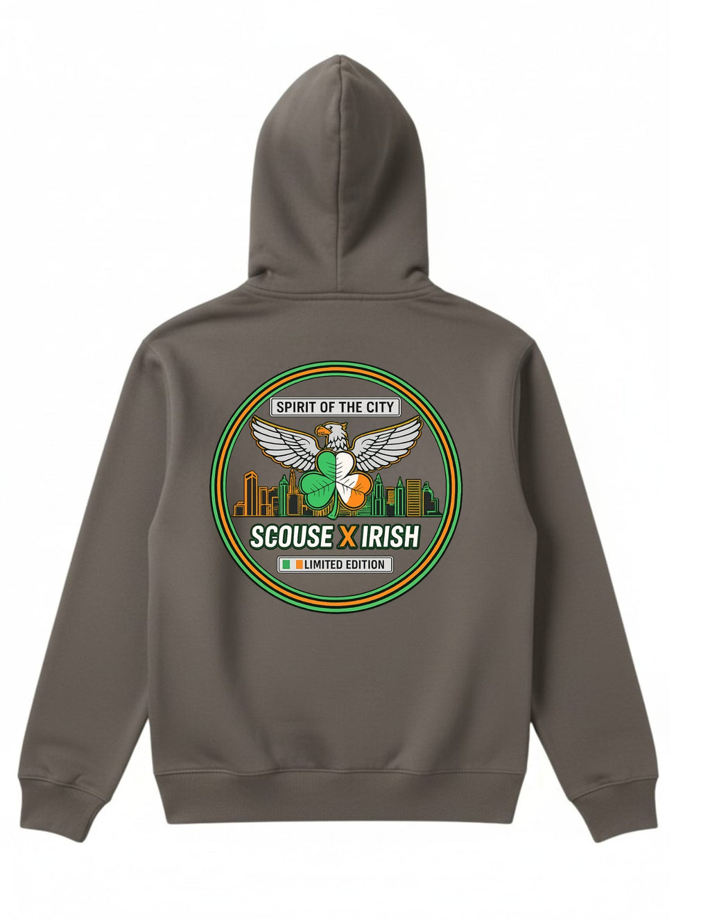 Spirit of the City X b real. Scouse X Irish hoodie