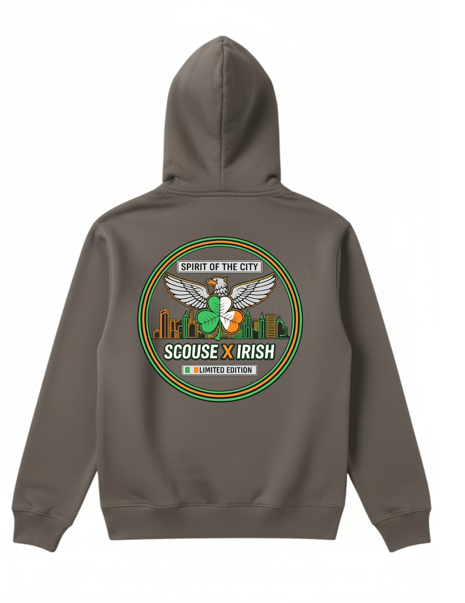 Spirit of the City X b real. Scouse X Irish hoodie