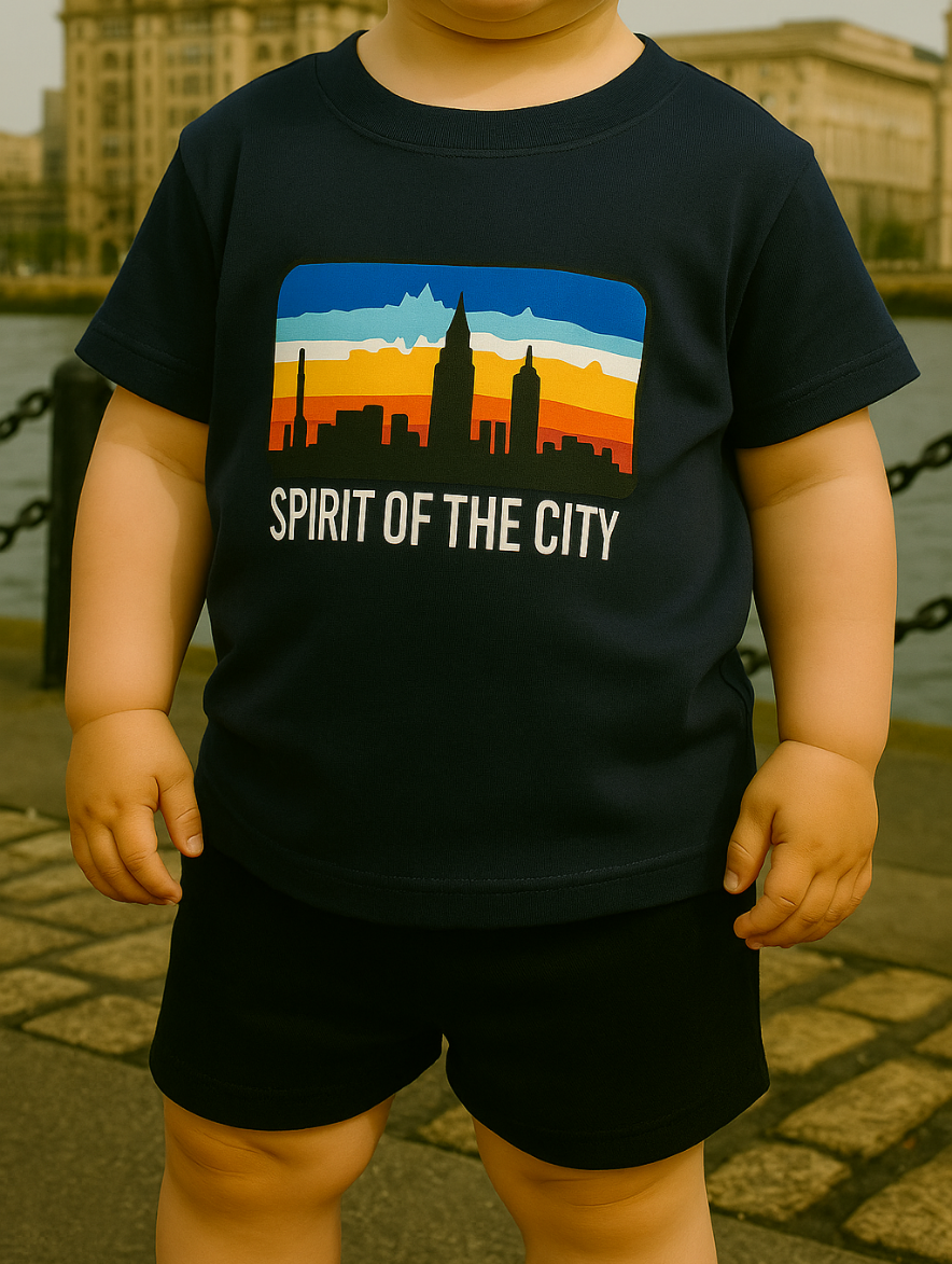 Spirit of the City- OG Range Kids short & t shirt set