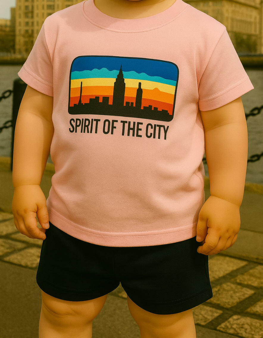 Spirit of the City- OG Range Kids short & t shirt set