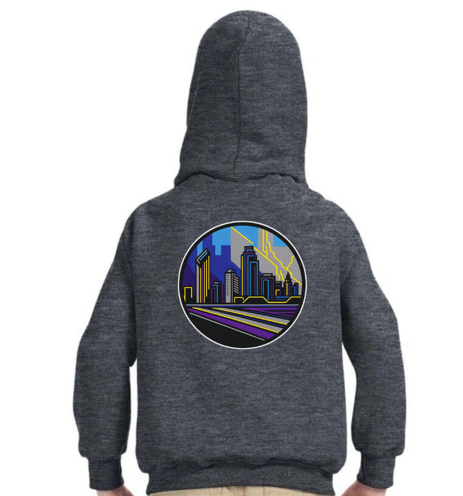 Spirit of the city - storm edition kids hoodie