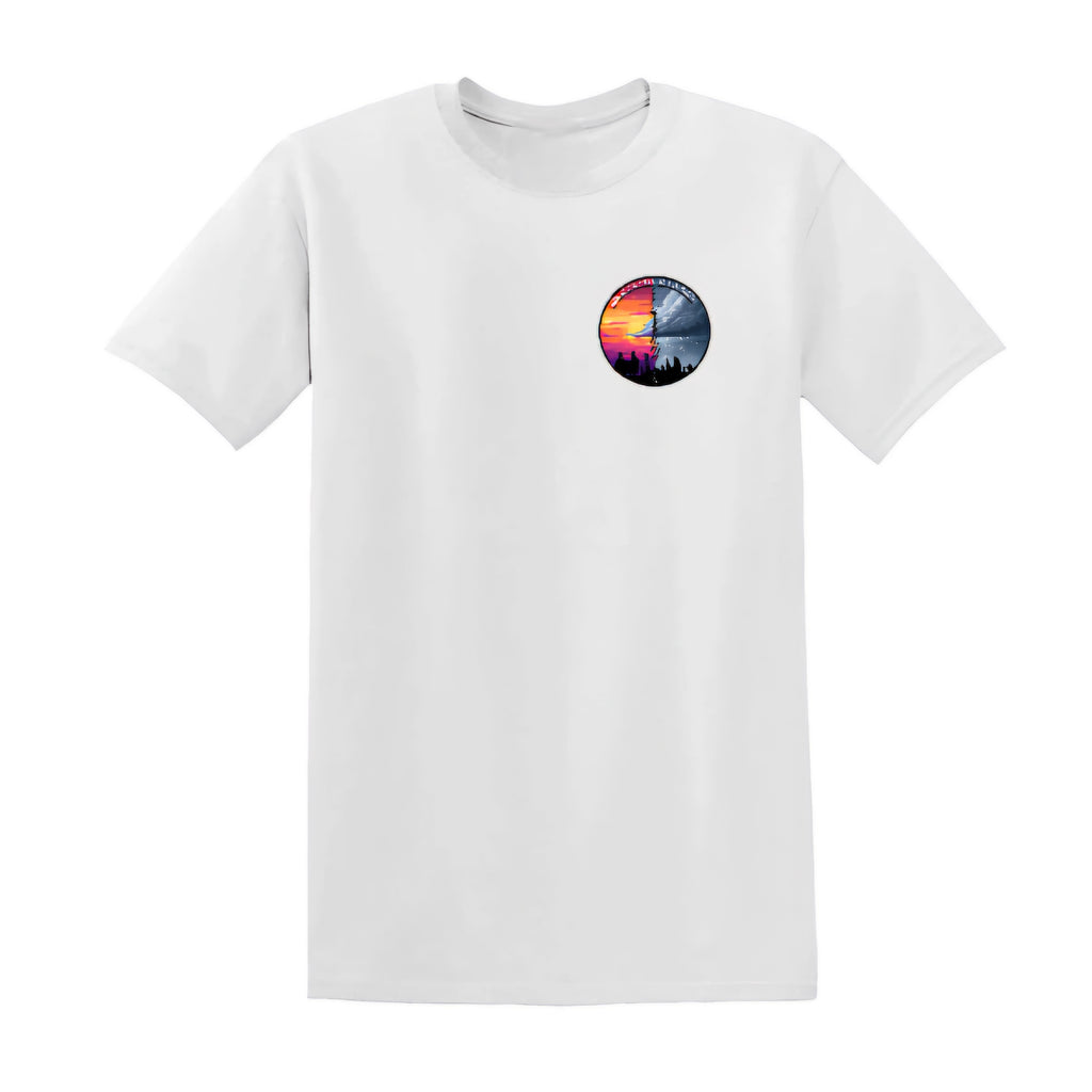 Spirit of the City - sunset X storm edition t shirt