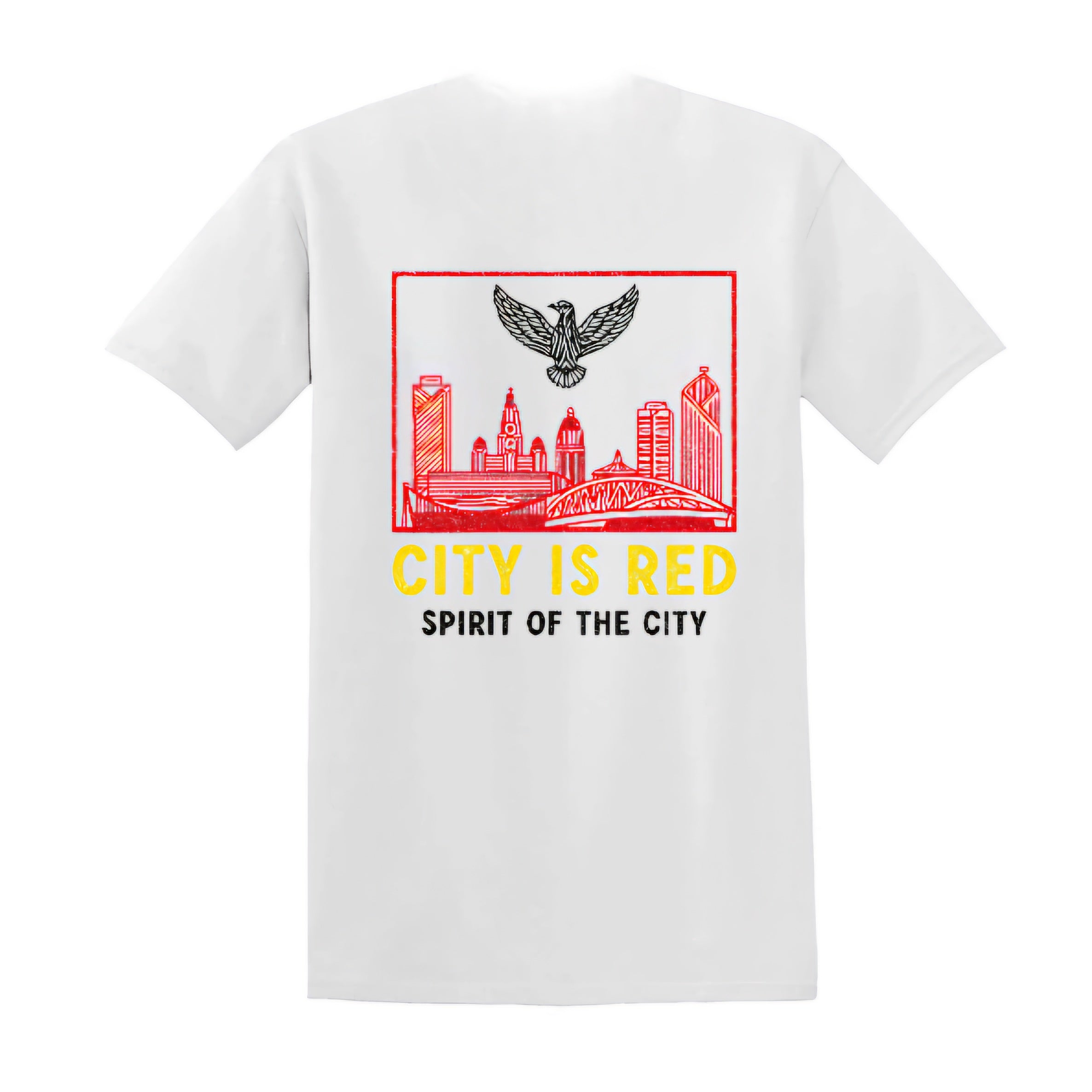 Spirit of the City- the city is red range t shirts