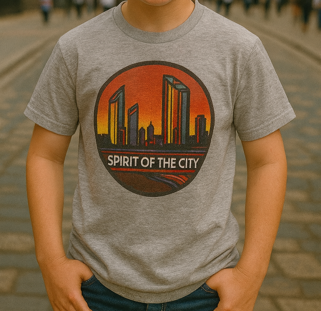 Spirit of the City- sunset skyline edition kids
