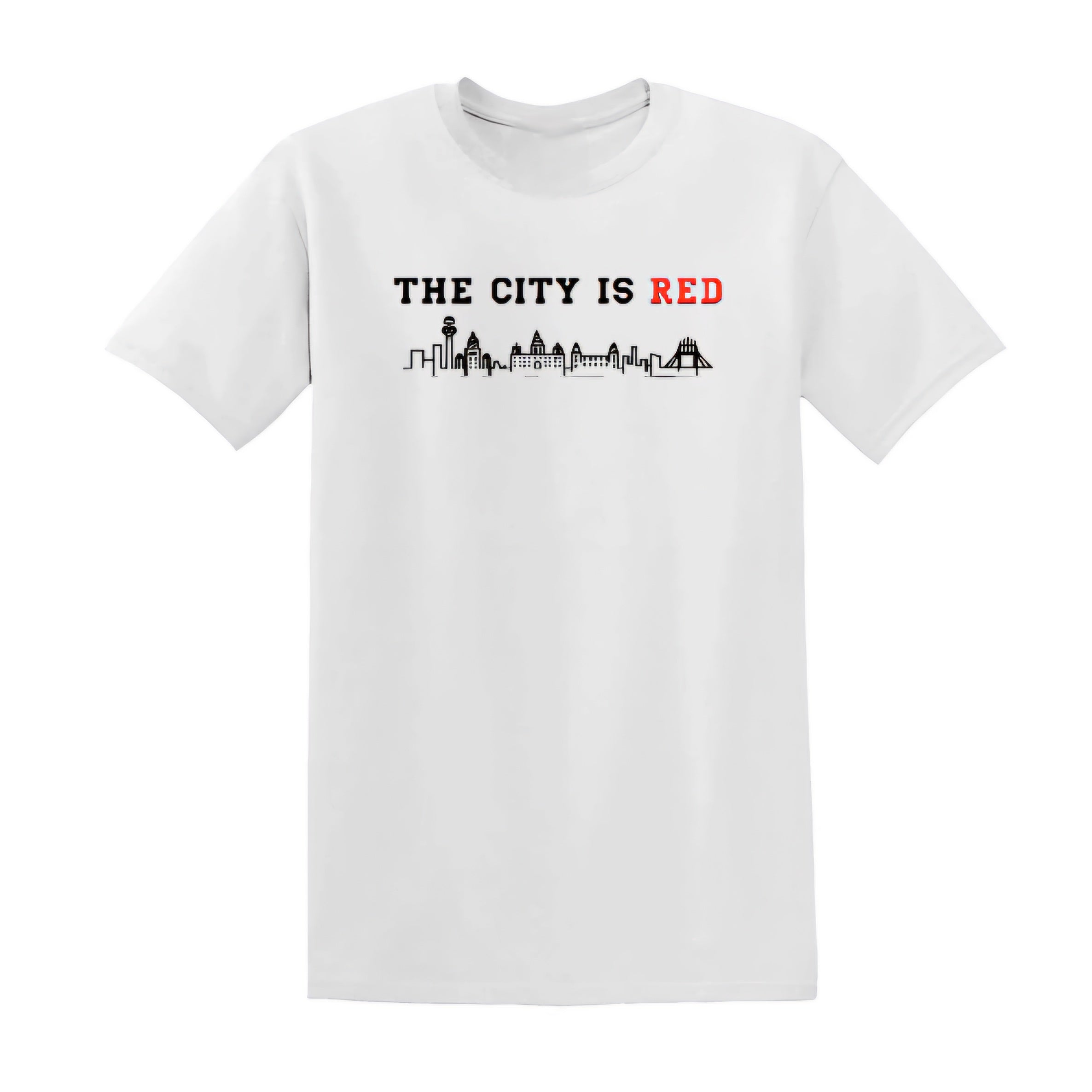 Spirit of the City- the city is red range t shirt