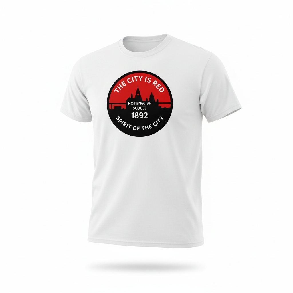 Spirit of the City- Not English scouse T shirt