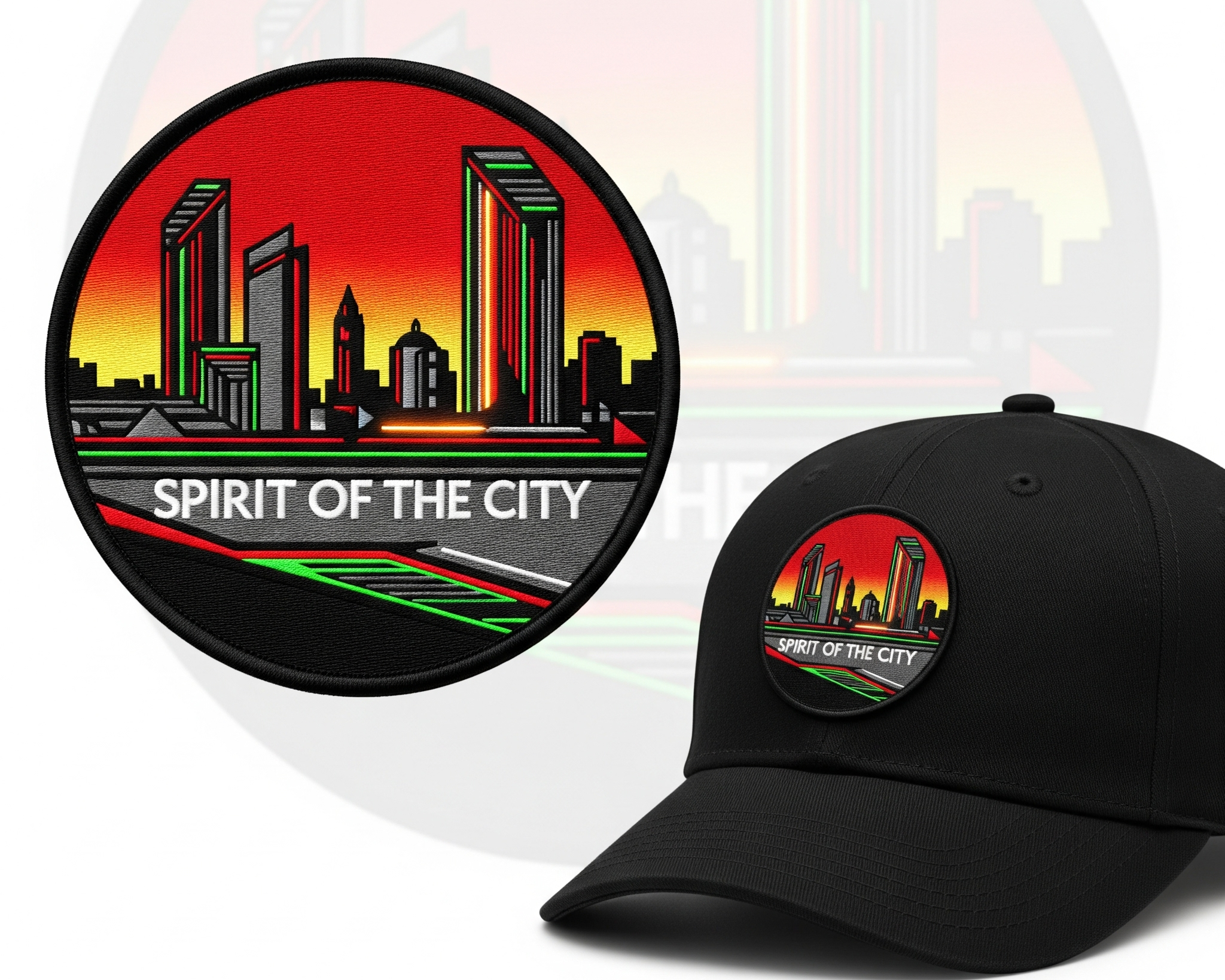 Spirit of the city - sunset skyline edition hat