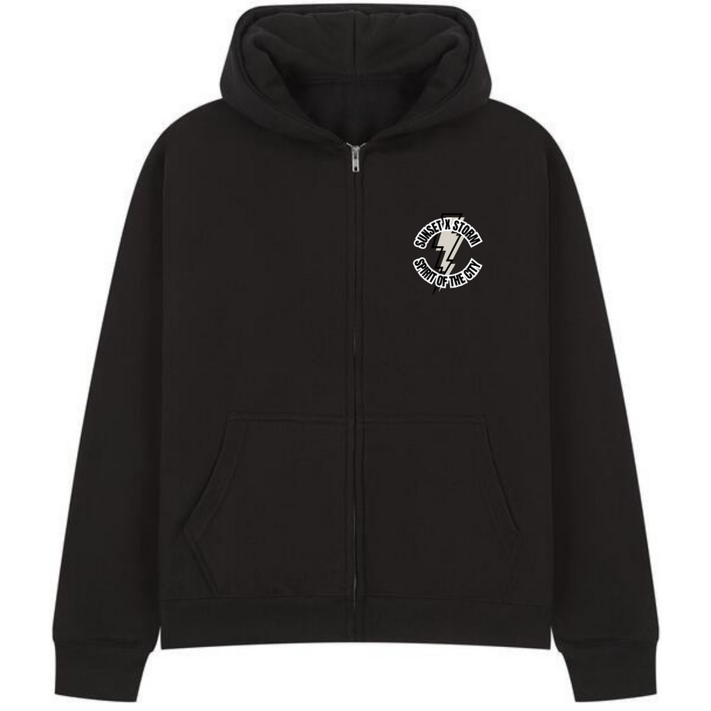 Spirit Of The City: Sunset x Storm hoodie black