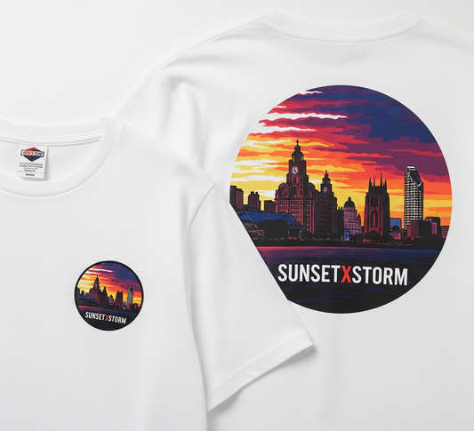 Spirit of the city - sunset X storm edition t shirt