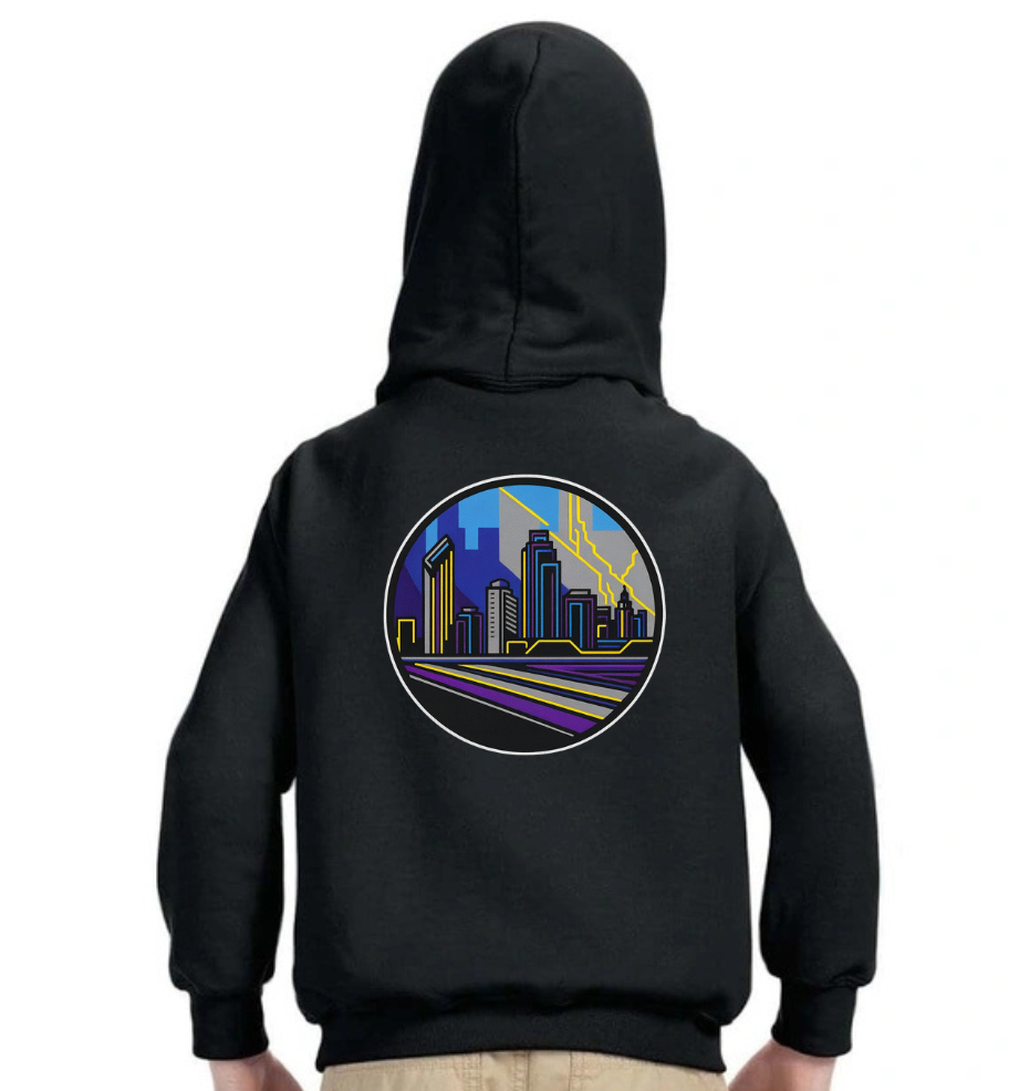 Spirit of the city - storm edition kids hoodie