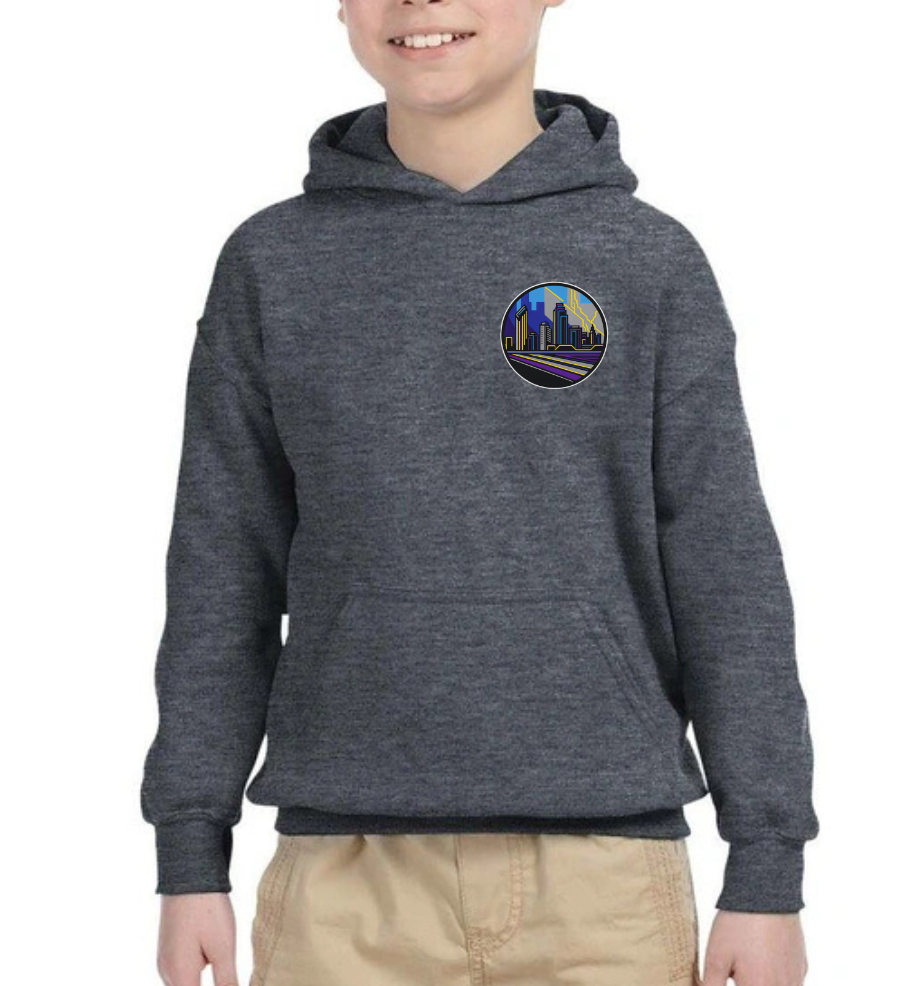 Spirit of the city - storm edition kids hoodie