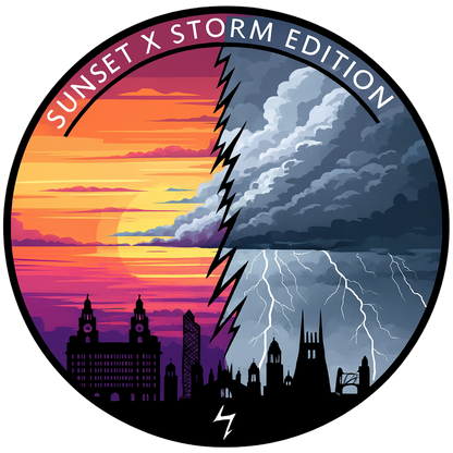 Spirit of the City- sunset X storm edition mens full tracksuit