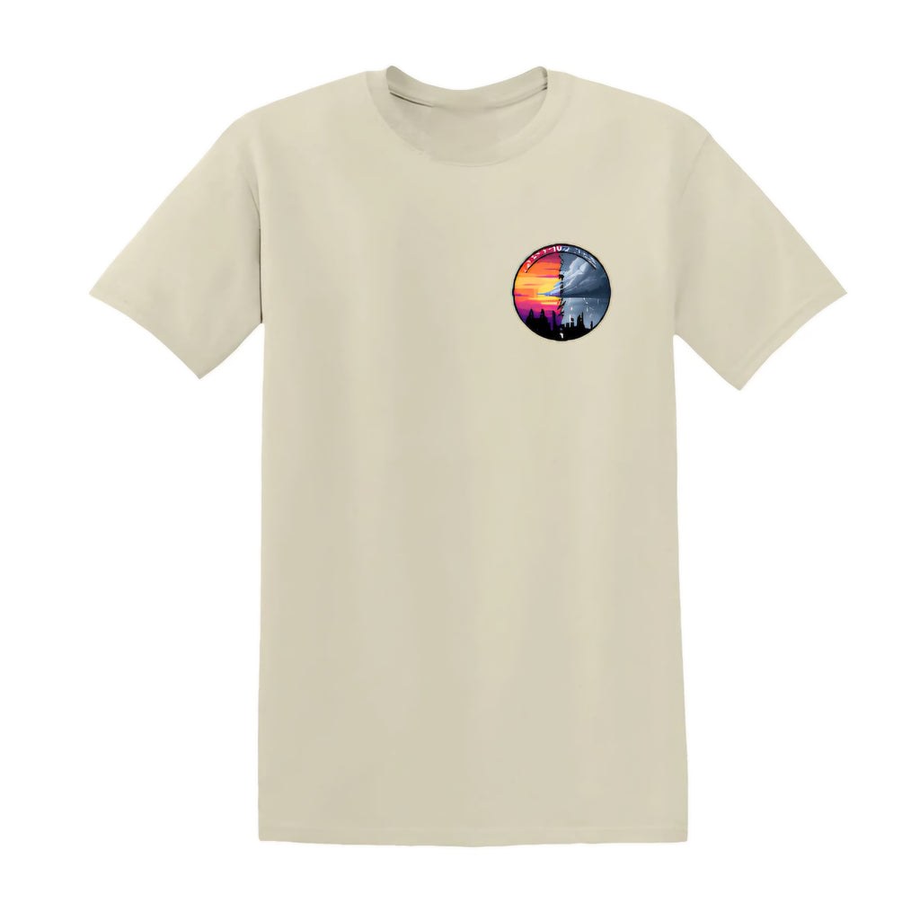 Spirit of the City - sunset X storm edition t shirt