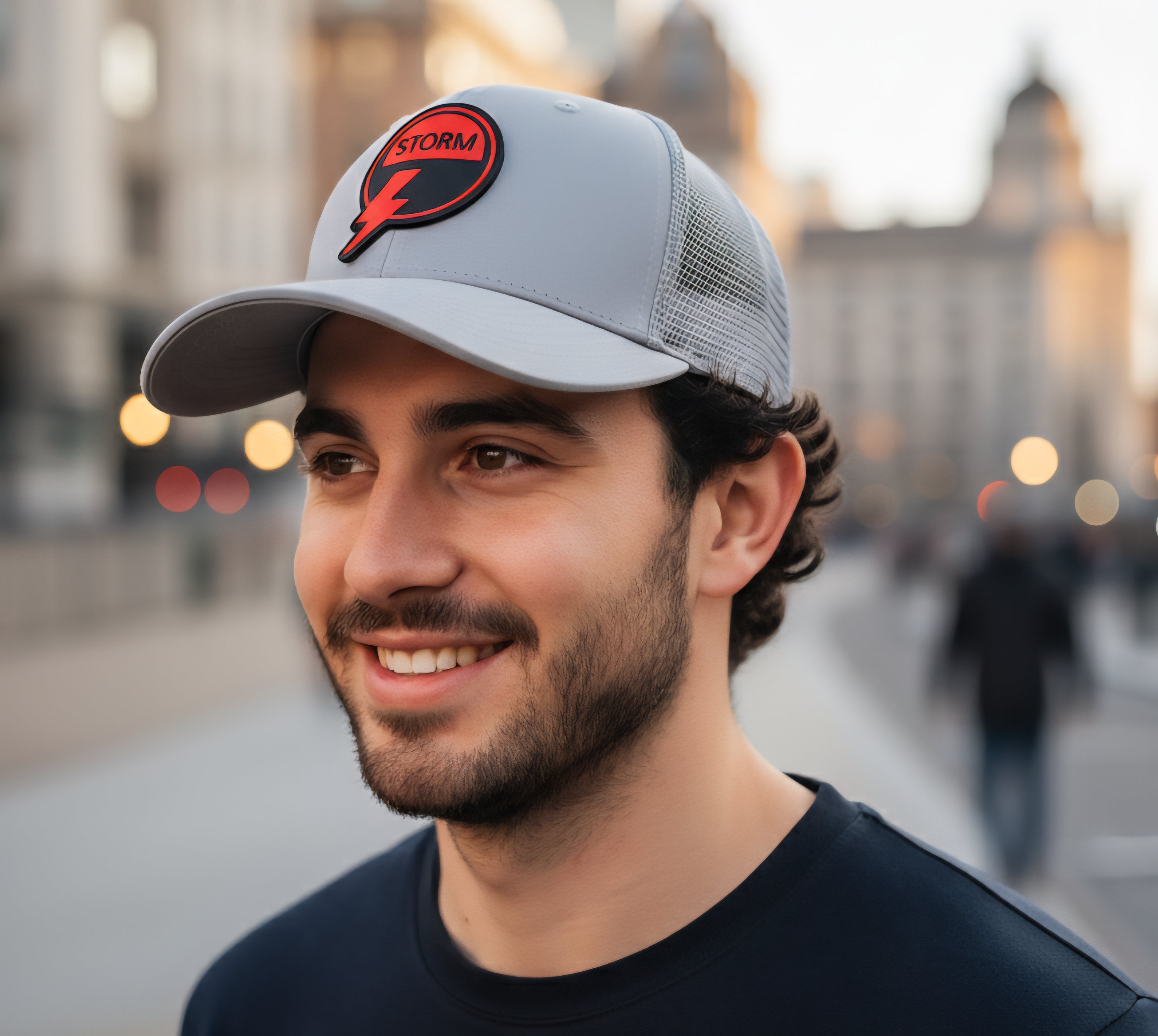 Spirit of the City- storm edition Trucker Hat (grey)