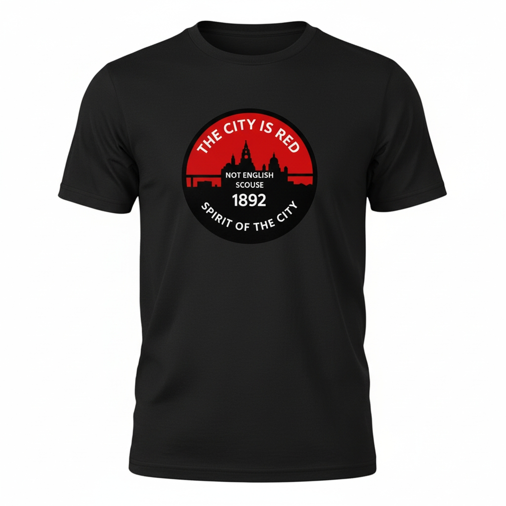 Spirit of the City- Not English scouse T shirt