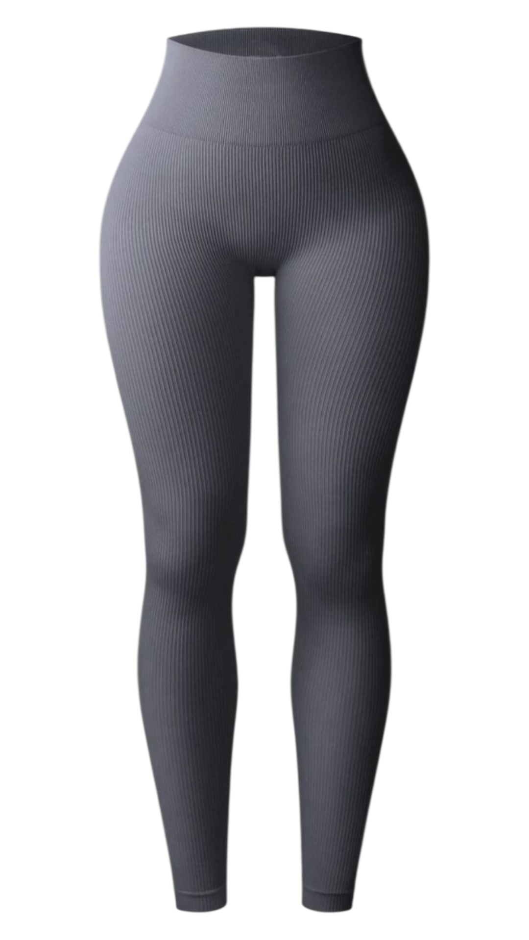 Spirit of the City- ribbed leggings dark grey