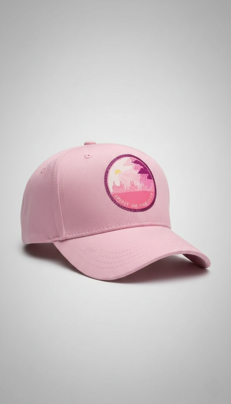 Spirit of the city- pink skyline cap