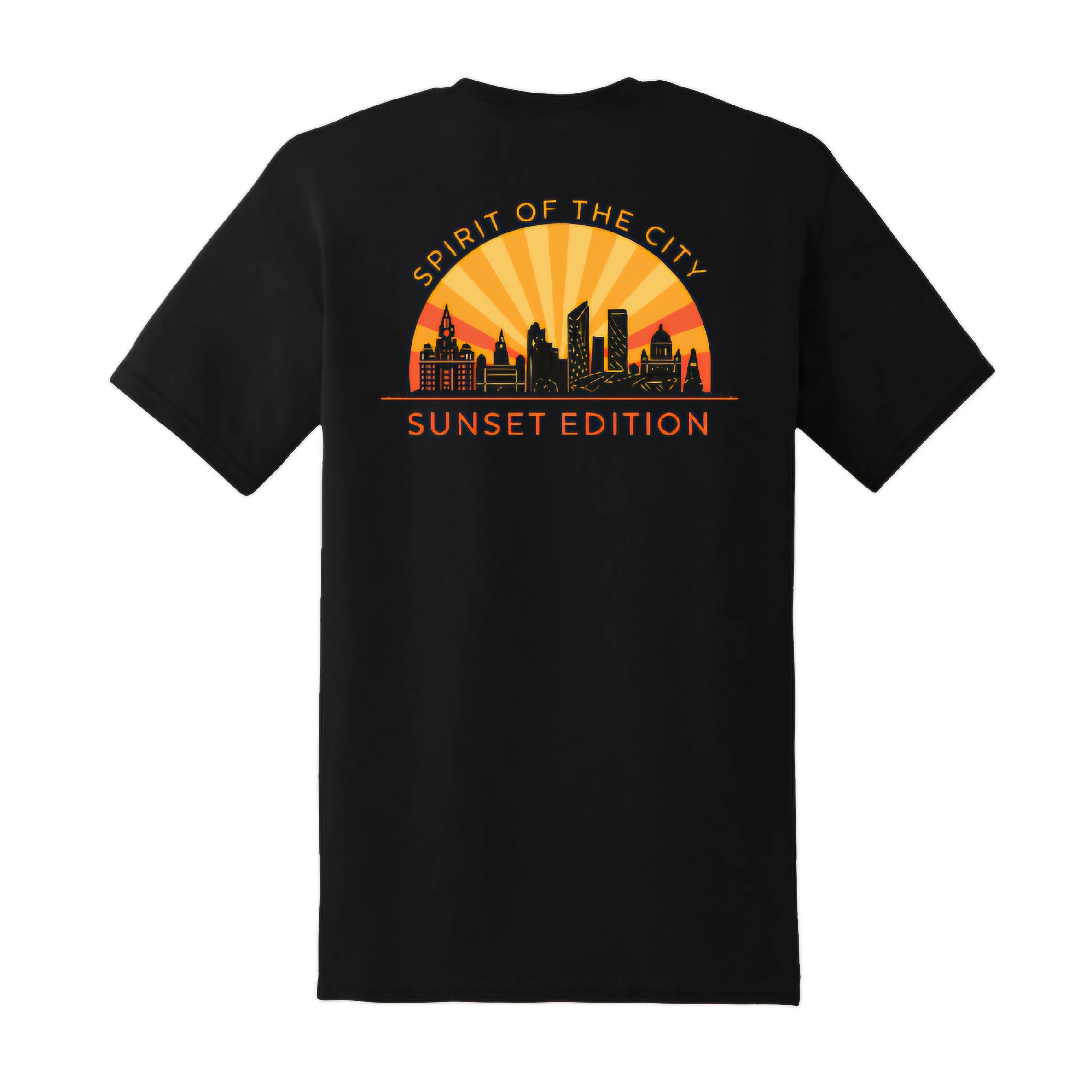 Spirit of the City- Sunset Edition mens t shirt