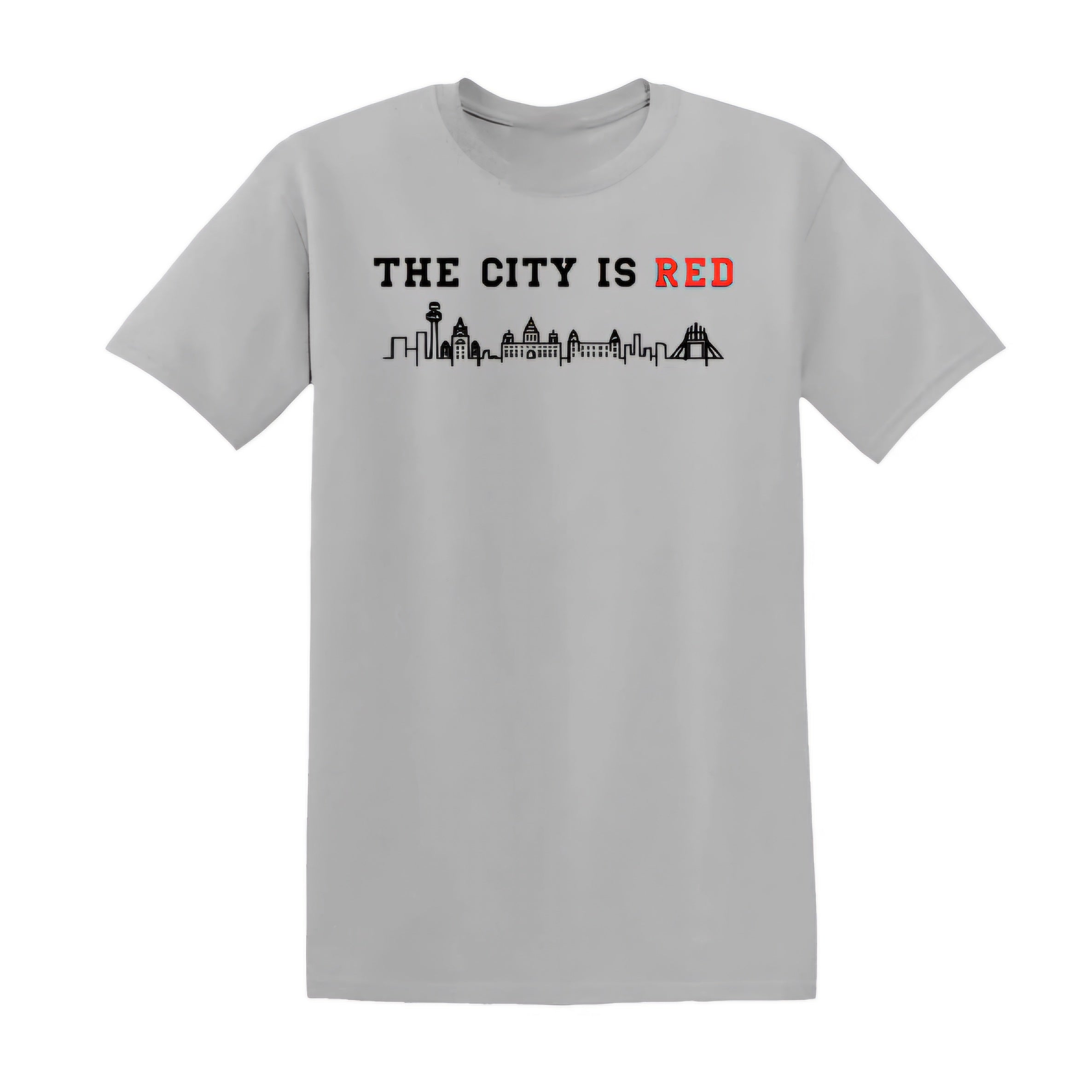 Spirit of the City- the city is red range t shirt