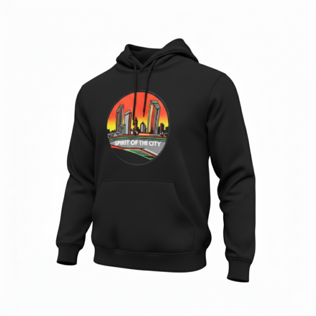 Spirit of the City - sunset skyline edition hoodie