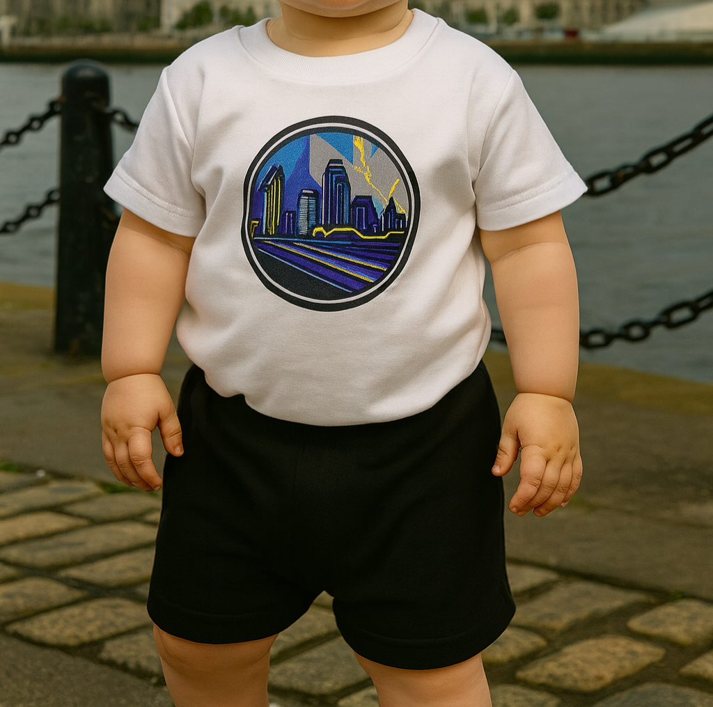 Spirit of the City - storm edition baby t shirt & shorts set
