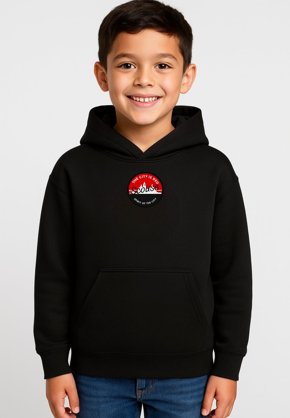 Spirit of the City- the City Is Red kids hoodie