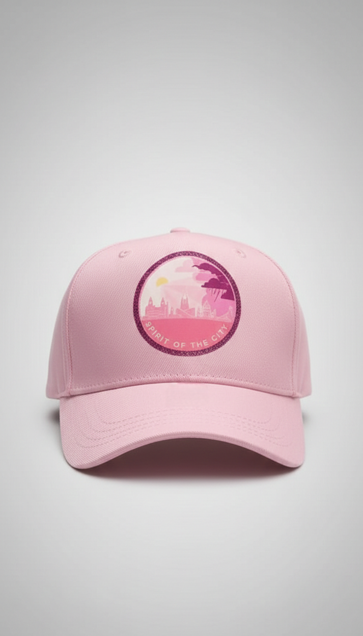 Spirit of the city- pink skyline cap