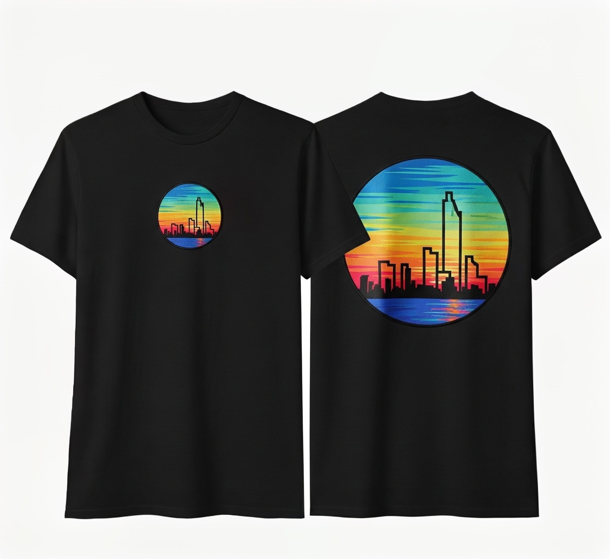 Spirit of the City- sunset X storm edition t shirt