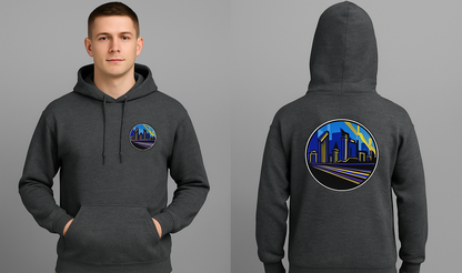 Spirit of the city - storm edition mens hoodie