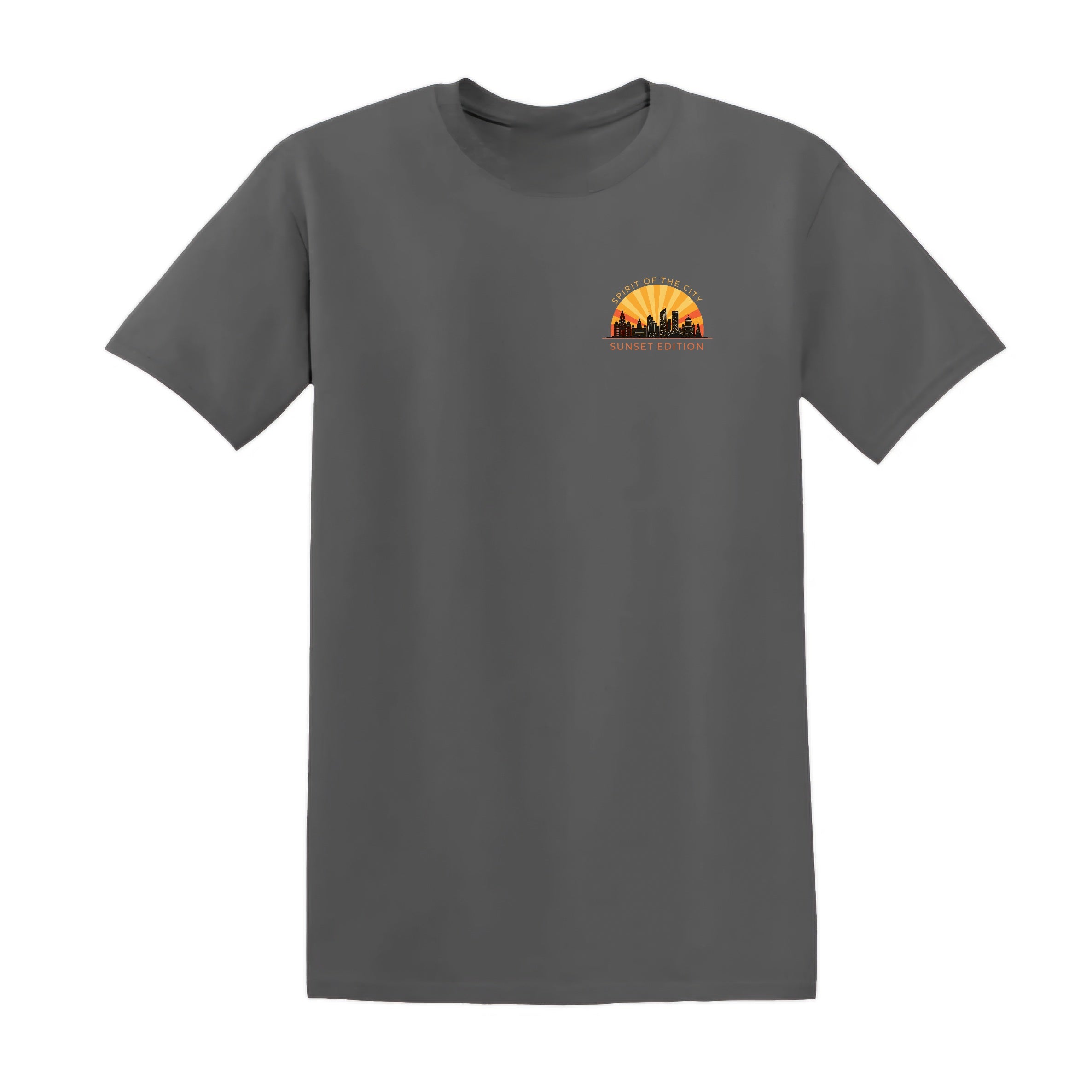 Spirit of the City- Sunset Edition mens t shirt